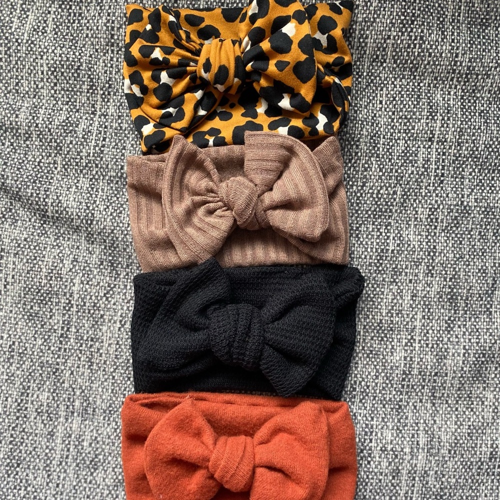 Bow style headbands
